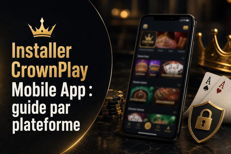 Installer CrownPlay Mobile App: le guide complet par plateforme