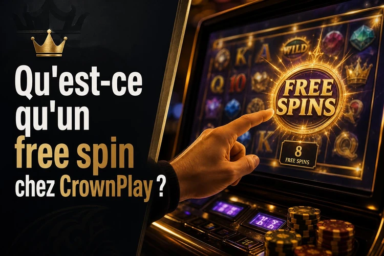 Qu'est-ce qu'un free spin chez CrownPlay?
