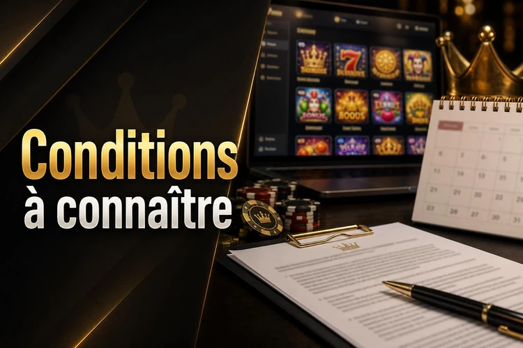 Conditions à connaître