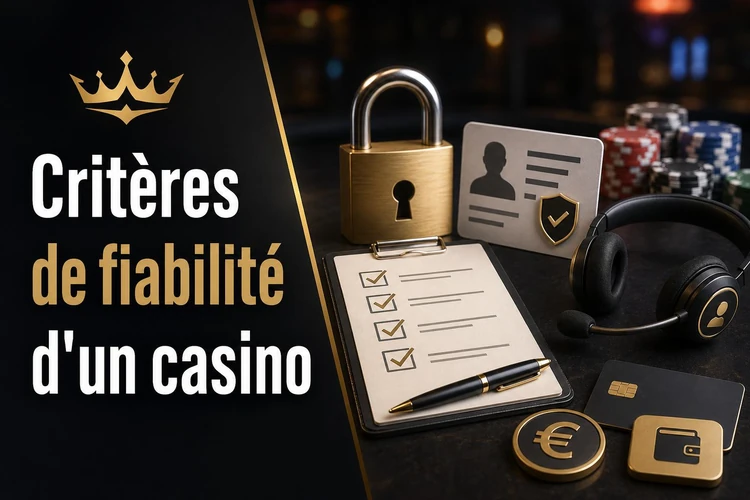Les critères pour évaluer la fiabilité d'un casino en ligne