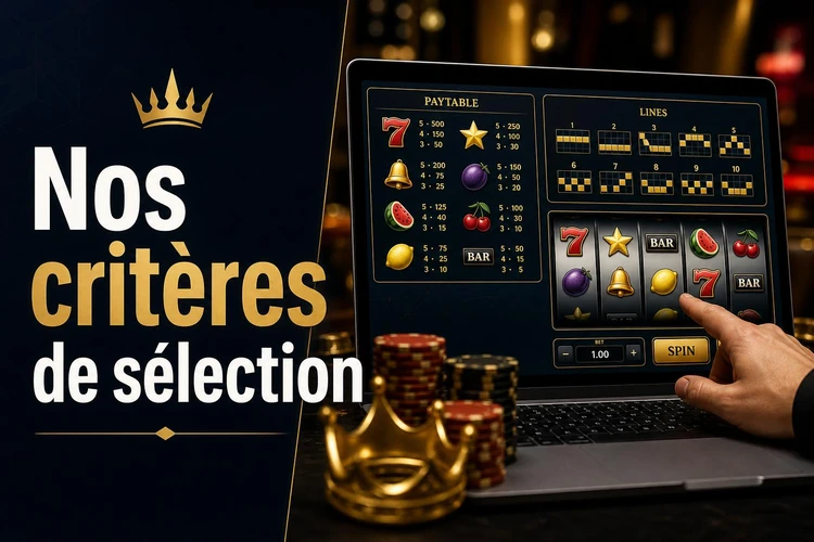 Nos critères de sélection