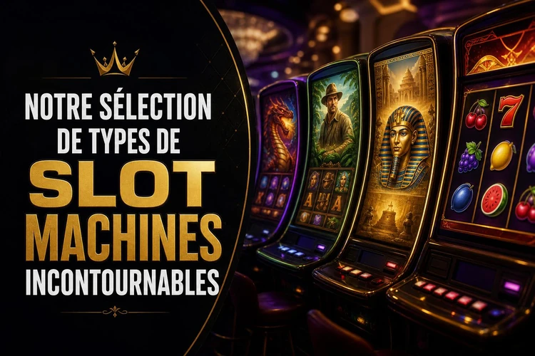 Notre sélection de types de slot machines incontournables