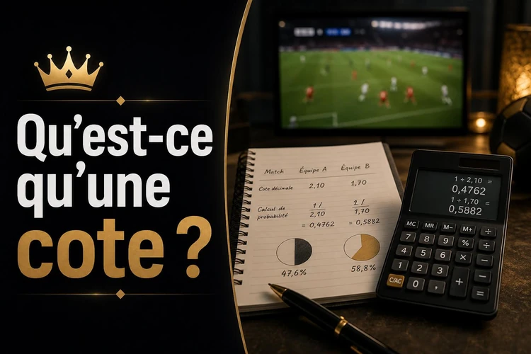 Qu'est-ce qu'une cote?