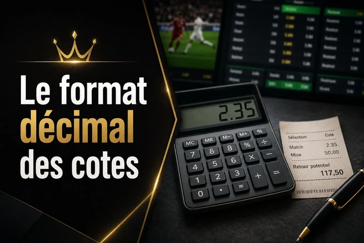 Le format décimal des cotes